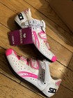Sidi Genius 5 Fit Carbon Women s Cycling Shoes In White And Pink Us 6 75 Size