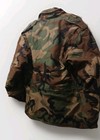 Vintage- Desert Storm- Usgi Cold Weather Field Coat Woodland Camouflage W liner 
