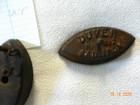 Antique Dover Mini Sad Iron  912 With Detachable Cover 4 1 2 Inches Long