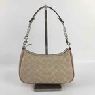 Coach Cv933 Teri Shoulder Bag Signature Canvas Light Brown New