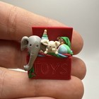 Ooak Dollhouse Miniature 1 12 Scale Polymer Clay Toy Box With Toys Artisan