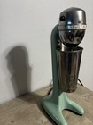 Vintage Hamilton Beach Model 33 Milkshake Mixer Jadeite Green New Brushes   Cup
