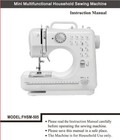 Electric Sewing Machine Portable Crafting Mending Machine 12 Built-in Stitches 
