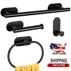 4pcs  Bathroom Hardware Set Stainless Steel Towel Bar