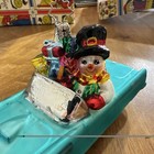 Christopher  Radko Ford Thunderbird Vintage Snowman Ornament  Rare  