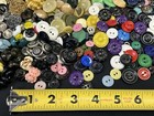 Big Lot Of Vintage 30s 40s 50s Plastic And Glass Buttons Lot Z