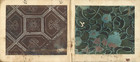 Vintage Japanese Katazome Sample Book With 40 Dyed Pattern Swatches