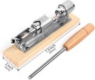 Heavy Duty Nut Cracker Pecan Walnut Opener Tool With Wood Base And Handle