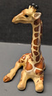 Vintage Hagen Renaker Giraffe Lying Hr Figurine 3 75   t X 2 75   w X 2   d Excellent