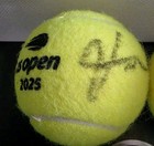 Joao Fonseca Signed 2025 Us Open Tennis Ball With Coa  Ball Holder us Open Bag