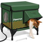 Weatherproof Heated Cat House For Outdoor In Winter  Heated Cat Bed Kitty Shelte