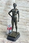 Hot Cast Greek God Emperor 100  Solid Bronze Sculpture Statue Decor Gift Sale