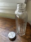 Vintage Bayer Aspirin Glass Bottle  empty  Rare Embossed Lettering Aluminum Cap