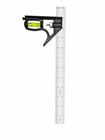 12-inch Adjustable Combination Square  Metric   Imperial With Level   410