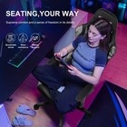 Gaming Chair With Footrest  Ergonomic Computer Game Desk Chair  Reclining Gam   