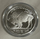2009 Native American Indian Buffalo  1 Oz  999 Fine  Silver Liberty Round