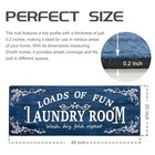 Laundry Room Rug Runner 20 x48  Non Slip Waterproof Laundry Mats For Laundry 