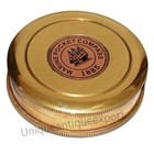 Antique Vintage 1885 Marine Pocket Compass - Robert Frost Poem Brass Compass