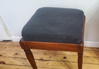 Reupholstered Vintage Singer Sewing Machine Cabinet Stool Bench  storloc R106 P3