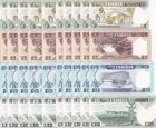 Zambia Set 4 X Lot 10   40 Unc 2 5 10 20 Kwacha 1980 - 1991 P 24 25 26 27