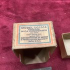 Vintage World Wide Wireless Faradon Mica Condenser Uc 1014  002 Mfd 3000v Rca
