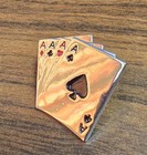 Four Aces Of Chrome Enamel Pin Deck Cards Poker