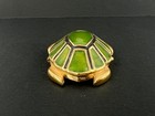 Estee Lauder Solid Perfume Green Turtle Vintage 1990 s Enamel Trinket No Box