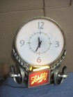 Vintage Schlitz Beer Lighted Wall Clock Bar Sign Advertisement Works