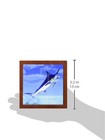 3drose Ph_58819_1 Marlin Fish Tile Pen Holder 5-inch