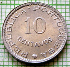 Guinea Bissau Portuguese Overseas Province 1973 10 Centavos Aluminium Unc