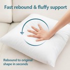 4 Pack 18x18 White Throw Pillow Inserts For Decorative Pillow Covers  Couch P   