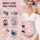 2 Pack Castor Oil Pack Wrap Organic Cotton For Liver Detox  Reusable Castor Oil 