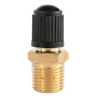 5 Pcs Schrader Tire Valve 1 8  Male Npt Brass Body Plastic Cap Hvac Air