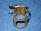 Vintage Selmer Paris 2 Screw Ligature For Rubber Soprano Saxophone Mouthpiece