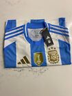 Messi Signed Adidas Argentina 2024 Mens Home Authentic Jersey Size M