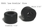 6pc 1995 Oem Orig Tyco Low Profile 440 440-x2 Ho Slot Car Rear Silicone Tires