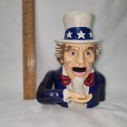 Uncle Sam i Want You cast Iron Mechanical Bank  Bs