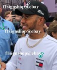 Lewis Hamilton Signed Photo Mercedes 2017  World Champion  British Gp Coa  