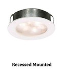 Wac Lighting Hr-led87-wt Ledme Round Button Light 3000k White