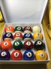 Balls Game Pool Table Billiard Ball Set  Art Number Style Empire New In Open Box