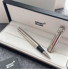 Montblanc Classique Luxury Rollerball Pen Silver 163new With Box