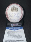 Pedro Strop Signed 2016 World Series Baseball Chicago Cubs W  Coa Beckett V29353