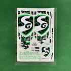 Sg Believe Become 3d Embossed Cricket Bat Stickers - Premium Pack Of 2