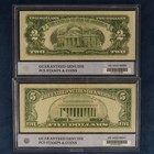 United States Red Seal Star Note Pair  2    5  fr 1513   1536  - Free Ship Usa
