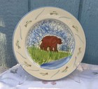 Vtg Mesa International 6pc   bear  Luncheon Plates 8 5  Handcrafted Hungary 