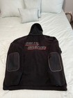 Harley-davidson Genuine Motorclothes Riding Gear Black Hooded Jacket Xl