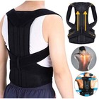 Heavy Duty Lift Lumbar Lower Back Waist Support Belt Brace Suspenders For Work