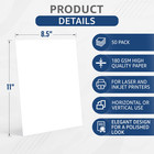 50 Pack Certificate Paper 8 5 X 11 Inch For Printing Blank Certificate Papers