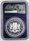 2025 African Wildlife Elephant Somalia S100s Ms 69 Traderbea Purple Core Ngc