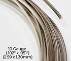 925 Sterling Silver Wire   Half Round   Half Hard   10-24 Gauge   1-10 Ft   Usa